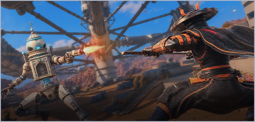 Ronin and Sir-Taj fighting in Fallen